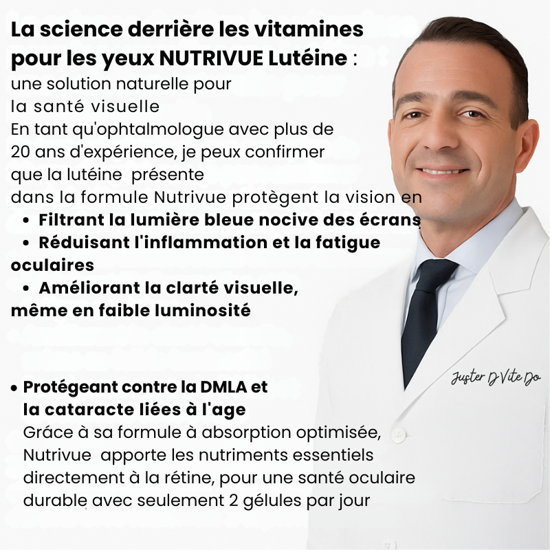 Nutrivue – Vitamines oculaires à base de lutéine